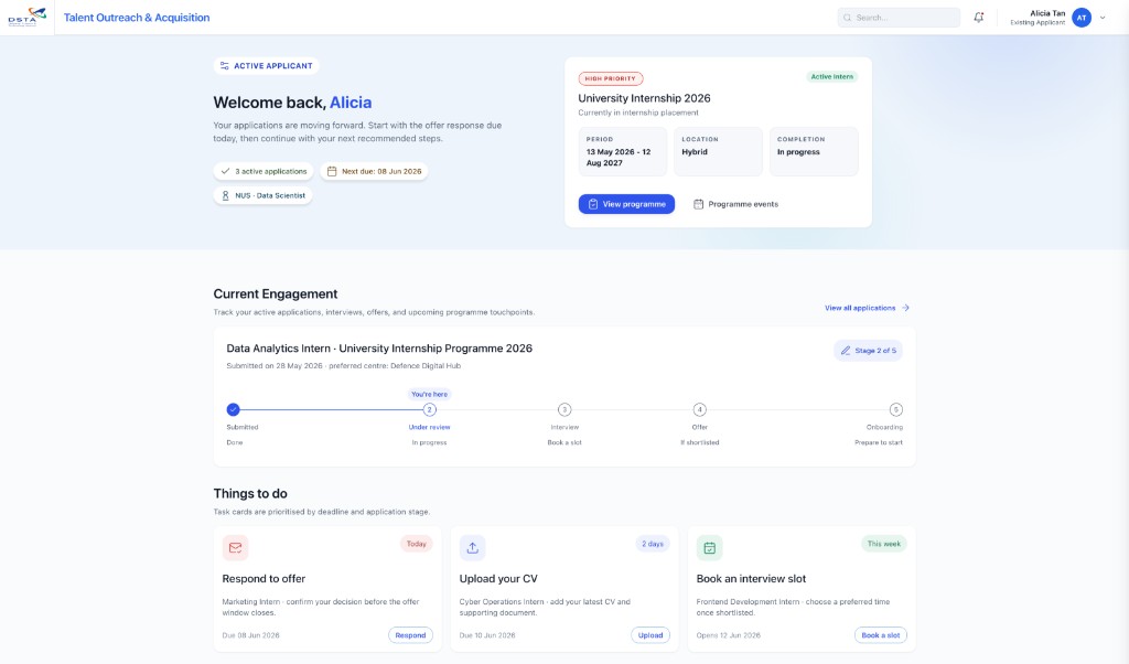 Applicant New Home v3 preview